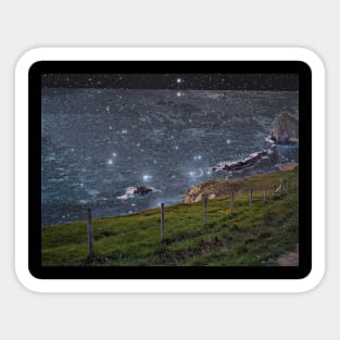 Bright Starry Night Dorset Sticker